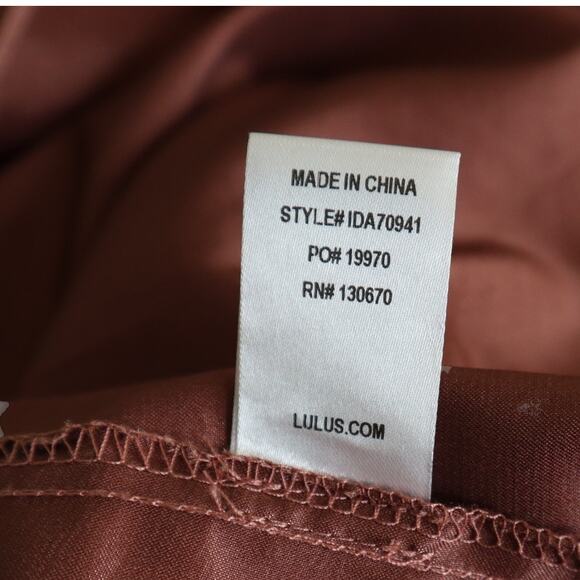 Lulu's Rust Maxi Dress - Picture 11 of 15